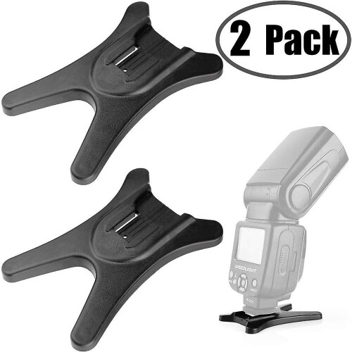 Camera Flash Stand Flash Speedlight Hot Shoe Mount Stand With 1/4inch Metal Tripod Thread For Flash 2