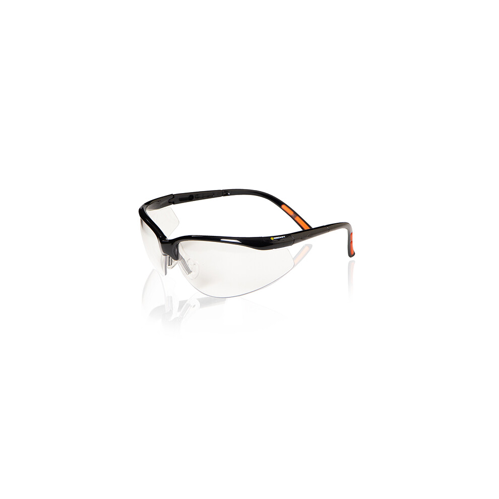(Grey) Beeswift - Zz0020 High Performance Lens Safety Spectacle - Clear Grey Yellow 5030566265303