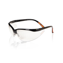 (Clear) Beeswift - ZZ0020 HIGH PERFORMANCE LENS SAFETY SPECTACLE - Clear Grey Yellow