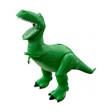 Mattel Pixar Toy Story Toys, Moving  Talking Rex Dinosaur Figure, Roarin Laughs, 10.8 Inches Tall With 40 Phrases And Mouth