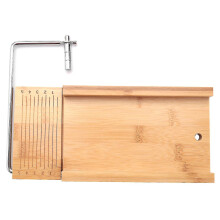 Wooden Stainless Steel Soap Cutter Candle Cakes Chocolates Cutting Tool With Wire Cutter For Christ