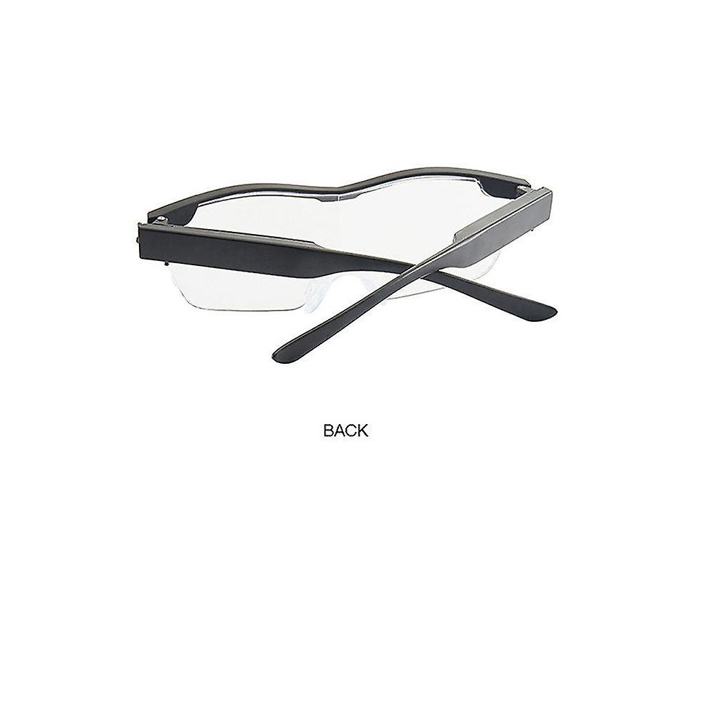 160% Glasses With LED Light Power Zoom Max Glasses Men Reading Eyeglasses Magnifying Needlework Gafa