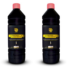 (2Pcs) Citronella Torch Lamp Oil Natural For Outdoor Oil Lanterns 1L