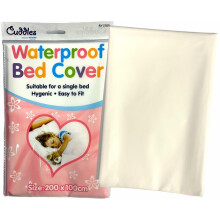 WATERPROOF BED COVER Mattress Protector Fitted Sheet Single