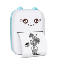 Mini Portable Printer Photo Pocket Photo Bluetooth V4.0 200 Label Sticker Receipt Printer Mobile Th