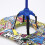 (Blue) Pogo Jumping Ball Balance Board With Handle Explosion Proof Exercise Bouncing Ball 3