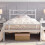 Yaheetech 3ft Single Bed Frames Metal Slatted Bed Platform with Curved Design Headboard and Footboard, Under-bed Storage 1