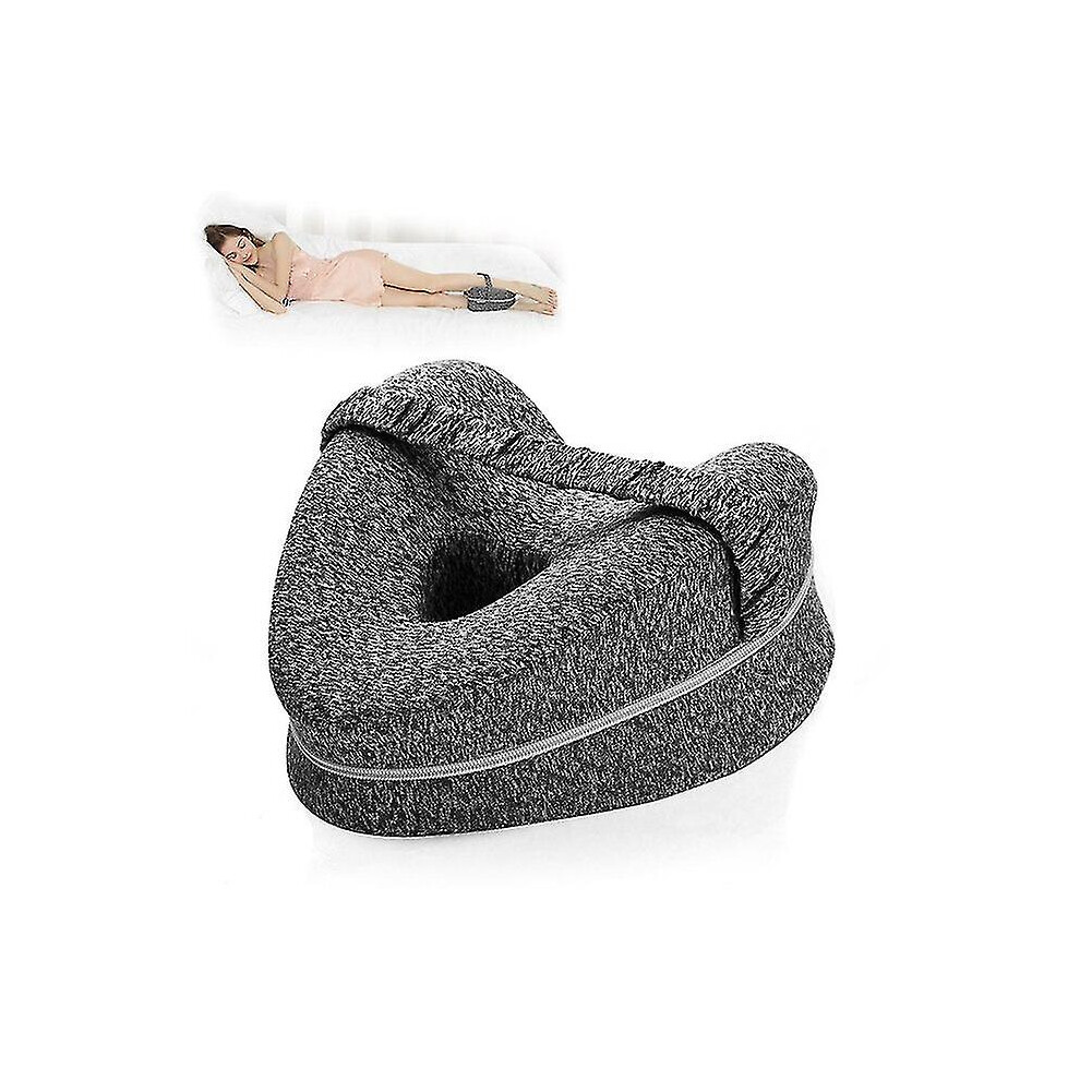 (Heart Shaped Orthopedic Sleeping Pillow For Legs Wedge Cushion With Knee Support Sciatica Pads Body Cushion) Heart Shaped Orthopedic Sleeping Pillow