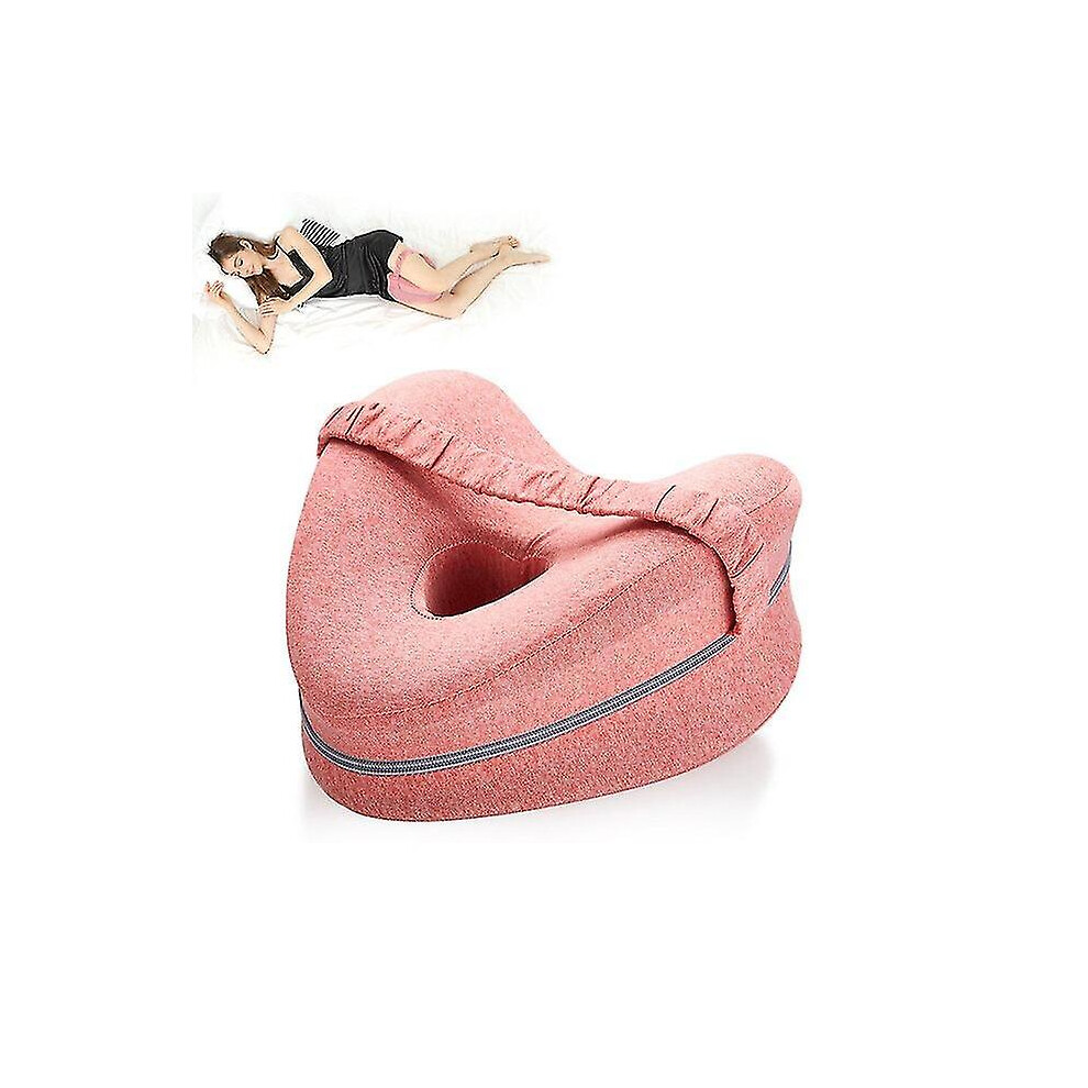 (Heart Shaped Orthopedic Sleeping Pillow For Legs Wedge Cushion With Knee Support Sciatica Pads Body Cushion) Heart Shaped Orthopedic Sleeping Pillow