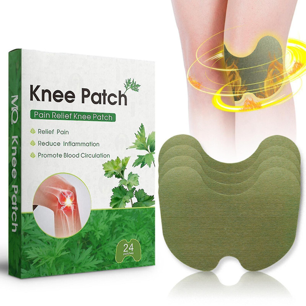 Upgraded Version 48 Pcs Knee Pain Patch, Knee Pain Relief Patch, Wormwood Pain Relief Patch Knee Relief Patch Kit Knee Patches