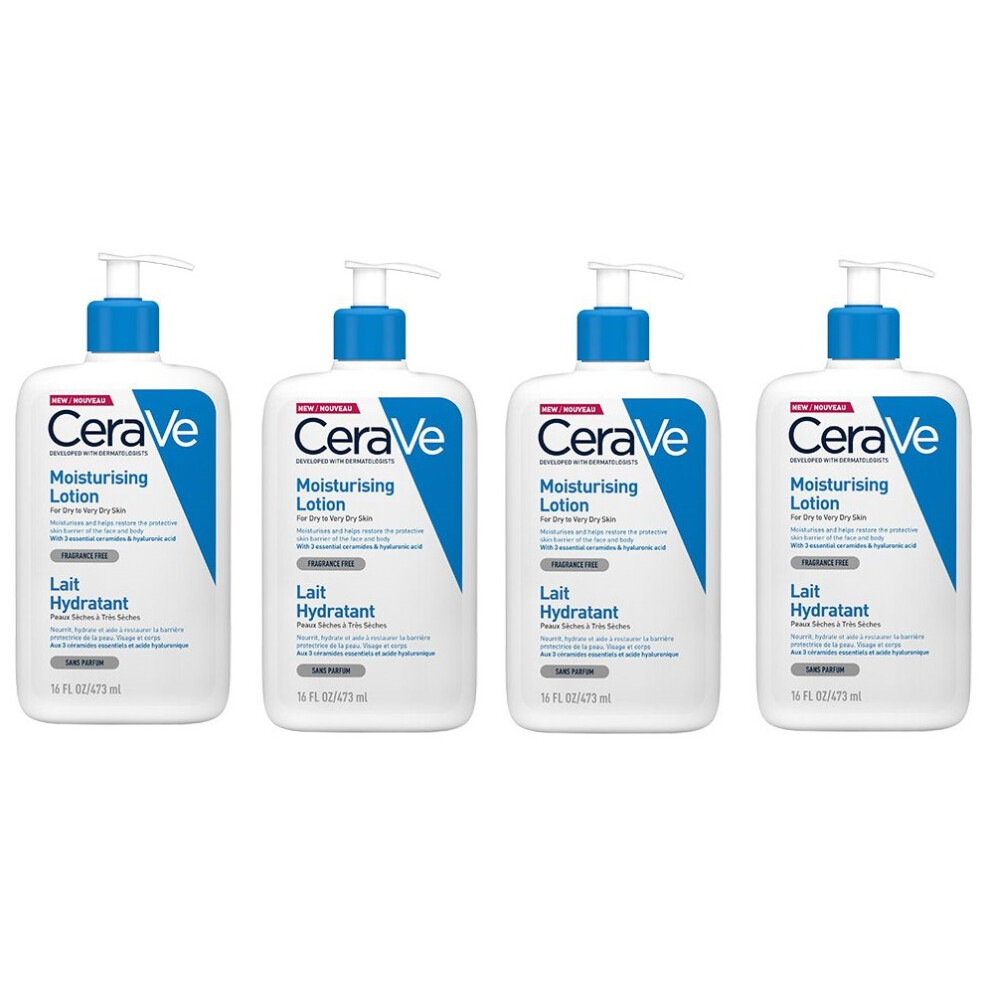 CeraVe Moisturising Lotion 473ml x 4