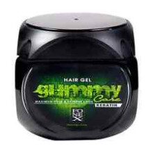 Gummy Hair Gel Maximum Hold with Keratin 500ml - Alcohol-Free, Humidity-Resistant, Smooth & Shiny Finish
