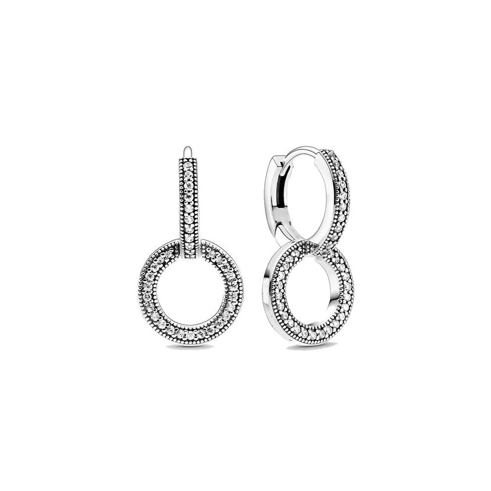 (CPE019) Earring 925 Sterling Silver Heart Hoop Earrings Stud Earrings Silver Women Star Butterfly Earrings for Women Jewelry