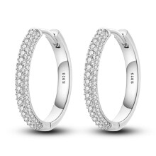 (KTE159) Earring 925 Sterling Silver Heart Hoop Earrings Stud Earrings Silver Women Star Butterfly Earrings for Women Jewelry