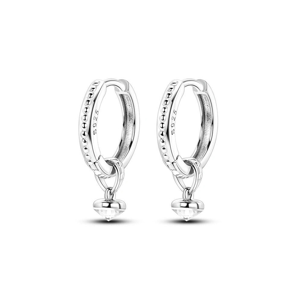 (KTE060) Earring 925 Sterling Silver Heart Hoop Earrings Stud Earrings Silver Women Star Butterfly Earrings for Women Jewelry