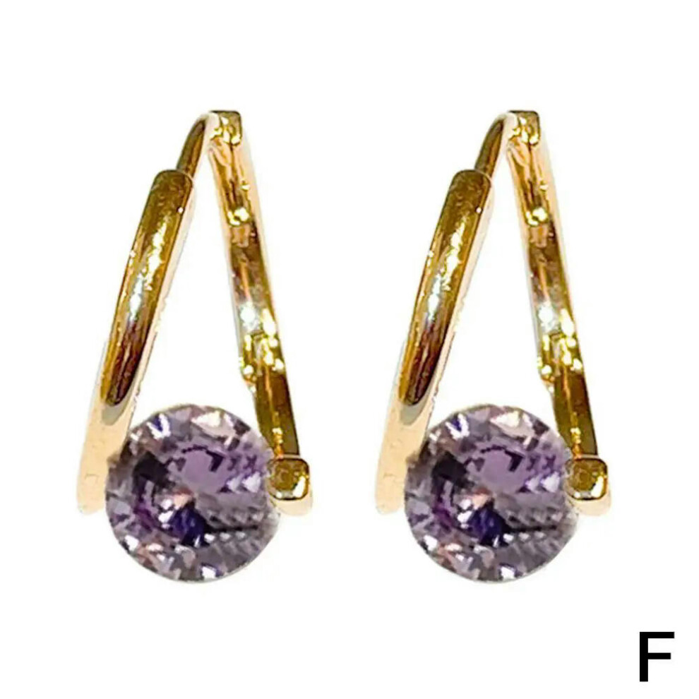 (C2742-4-2) Lymphvity MagneTherapy Germanium Earrings Lymphatic Drainage Earrings Magnetology Lymphactive Mag Studs Zircon Stud Earrings