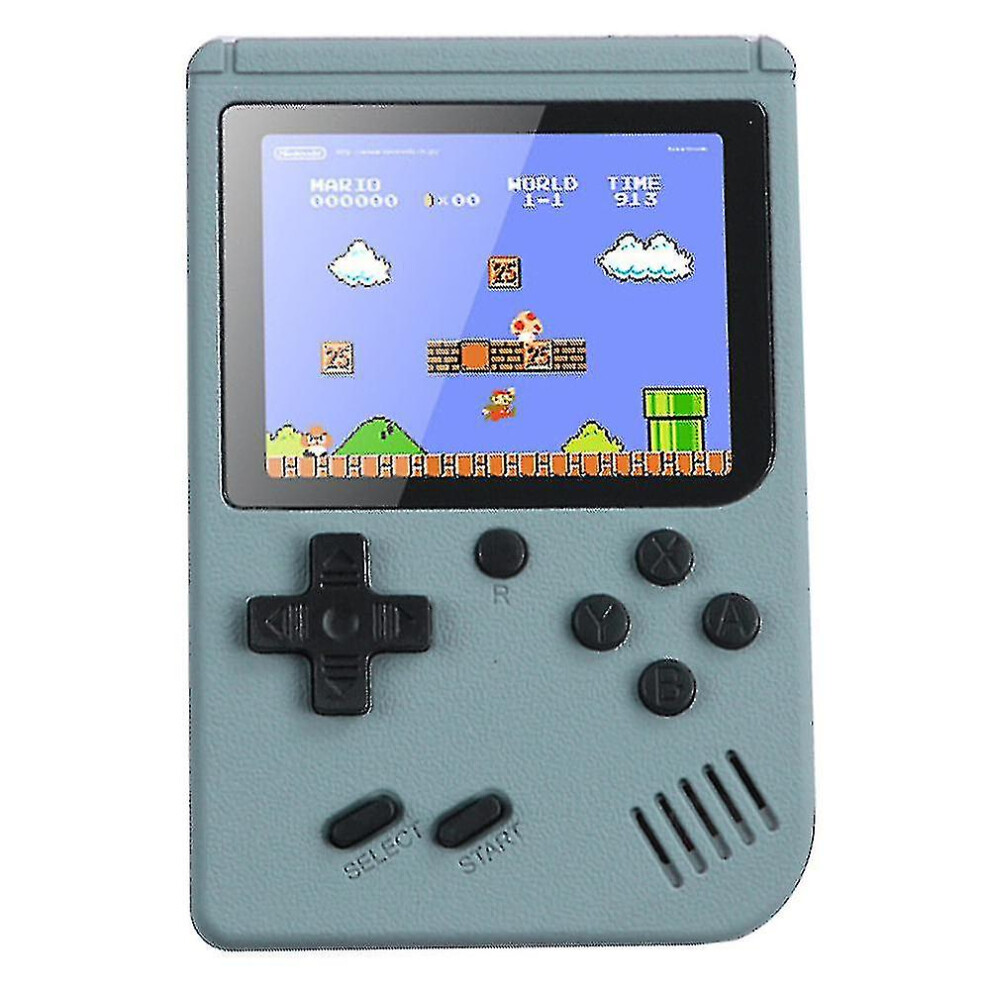 (Grey) Gameboy Built In 500 Classic Games Retro Video Game Console Kids Toys