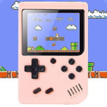 (Pink) Gameboy Built In 500 Classic Games Retro Video Game Console Kids Toys