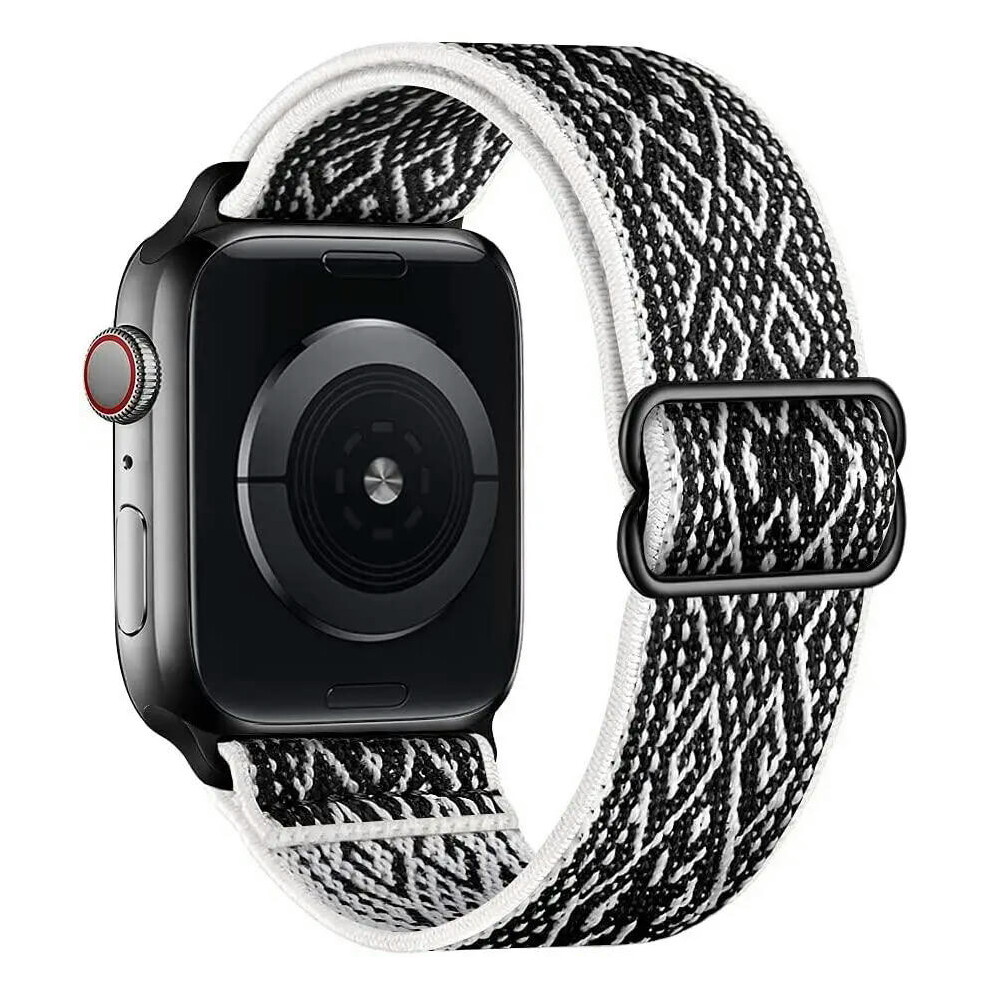 (Bohemia 42 44 45Mm 49Mm) Solo Loop Strap For Apple Watch Band 44Mm 45Mm 41Mm 42Mm Ultra 49Mm 40Mm Accessories Correa Bracelet Iwatch Series 8 White 9332771170424