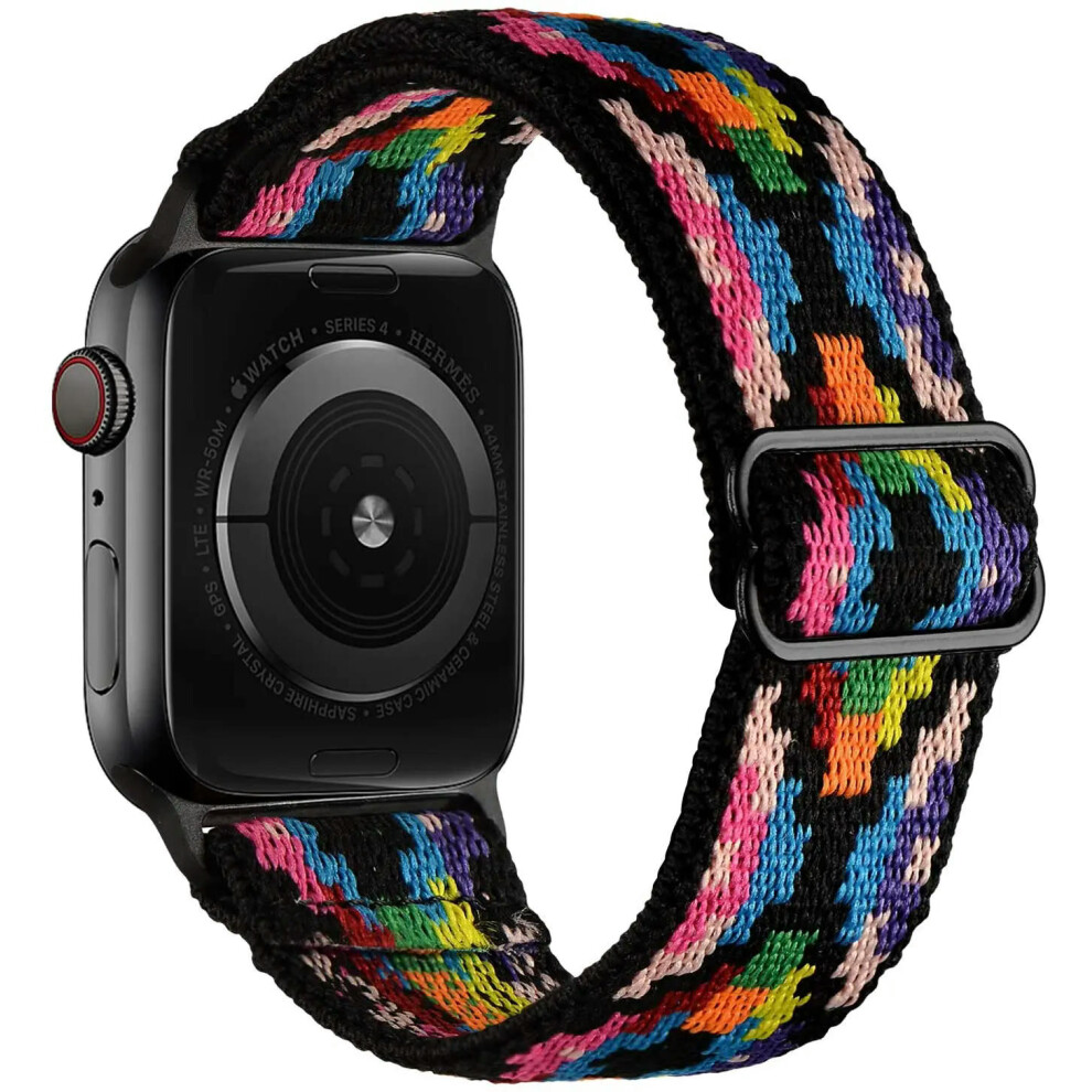 (Bohemia Color, 38Mm 40Mm 41Mm) Solo Loop Strap For Apple Watch Band 44Mm 45Mm 41Mm 42Mm Ultra 49Mm 40Mm Accessories Correa Bracelet Iwatch Series 8 7 Not,Specified 9332771170851