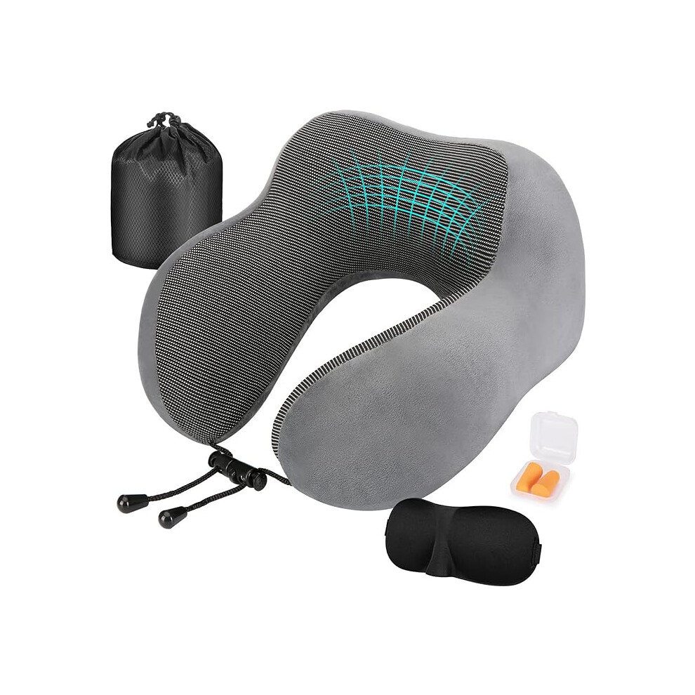 Travel storage neck pillow Memory cotton U-shaped pillow