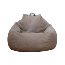 (Brown, 90 * 110cm) Brand New Extra Large Bean Bag Chairs Couch Sofa Cover Indoor Lazy Lounger For Adults Kids Hotsale!