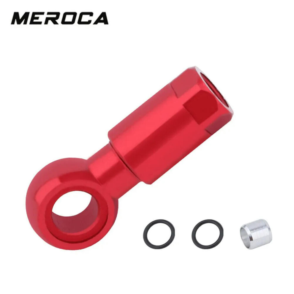 (red) Bike Oil Needle Olive Head Connector For-Shimano  BH90 Hydraulic Brake Hose SLX/XT/XTR Bicycle Caliper Connector Cycling Parts