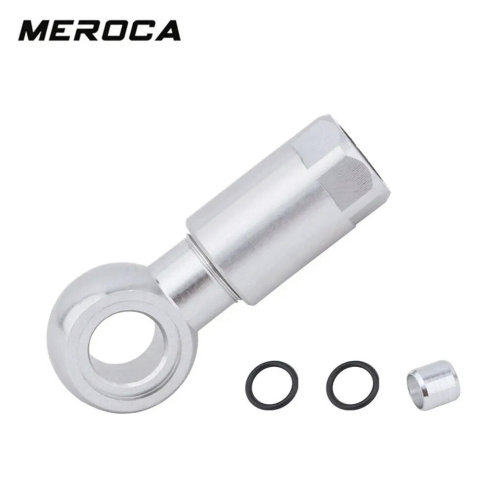 (silver) Bike Oil Needle Olive Head Connector For-Shimano  BH90 Hydraulic Brake Hose SLX/XT/XTR Bicycle Caliper Connector Cycling Parts