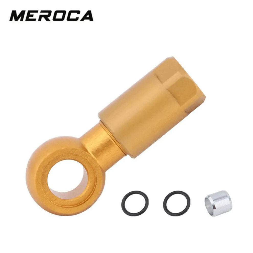 (yellow) Bike Oil Needle Olive Head Connector For-Shimano  BH90 Hydraulic Brake Hose SLX/XT/XTR Bicycle Caliper Connector Cycling Parts