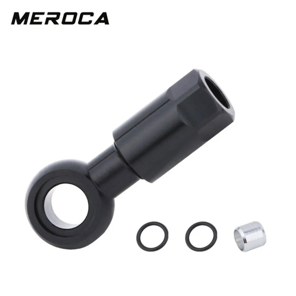 (Black) Bike Oil Needle Olive Head Connector For-Shimano  BH90 Hydraulic Brake Hose SLX/XT/XTR Bicycle Caliper Connector Cycling Parts