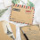100pcs Vintage Pattern Airmail Letter Envelopes Case Holder Envelope Gift Set 3