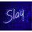 (blue) Slay Neon Sign Light, For Wall Decor, For Bedroom 1