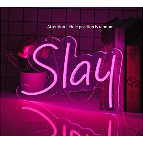 (blue) Slay Neon Sign Light, For Wall Decor, For Bedroom 2