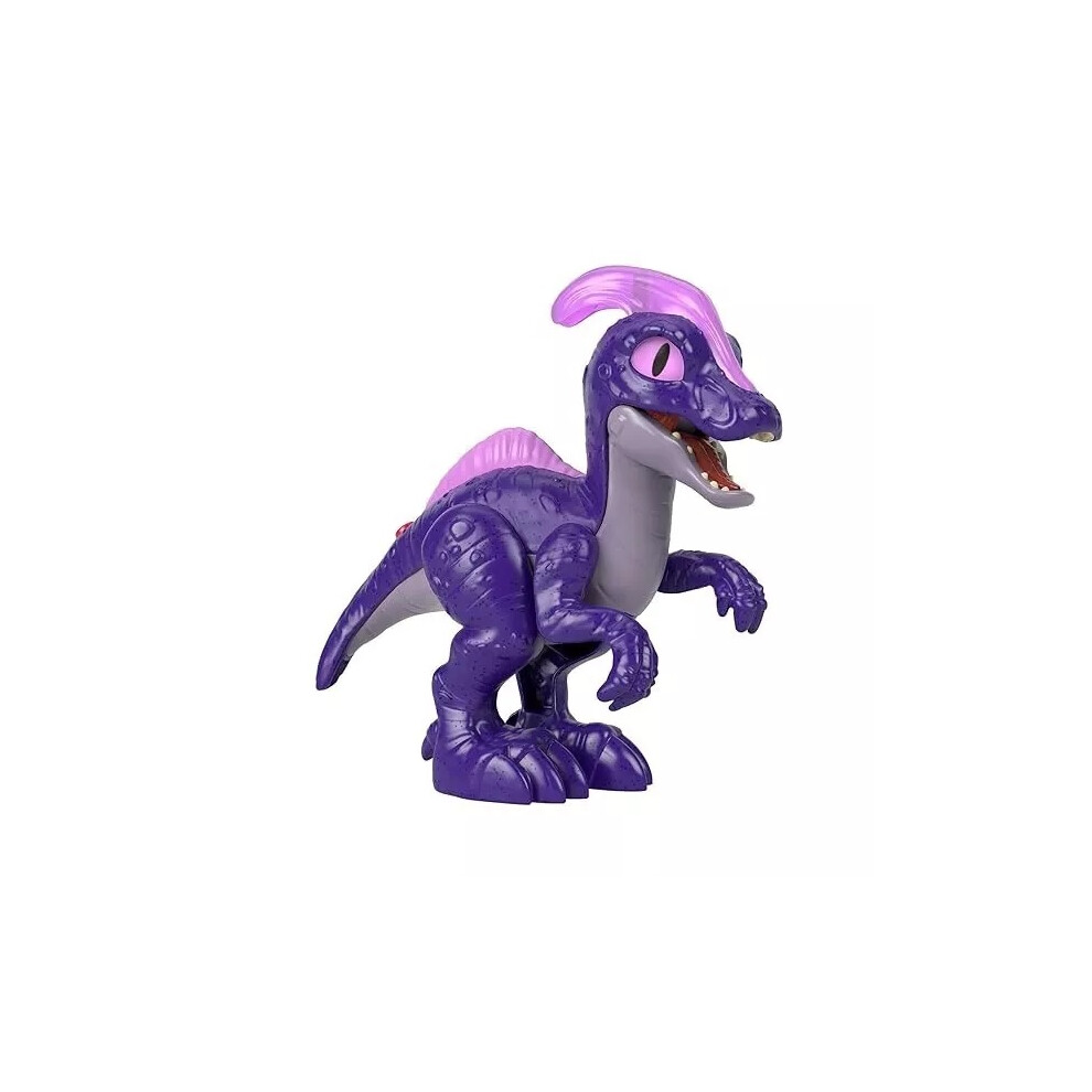 Fisher-Price Imaginext Jurassic World Parasaurolophus Dinosaur Toy 10"