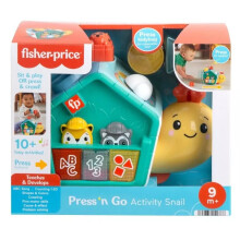 Fisher-Price Press N Go Activity Snail 10+ Activities Sounds & Phrases
