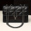 (Black) Classic Trendy Black Shoulder Square Chain Bag, Minimalist Quilted Pattern Flap 1