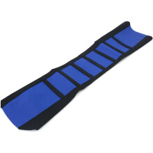 Alamor Universal Soft Gripper Motorcycle Seat Cover Rib Skin Rubber Dirt Bike Enduro-Blue