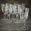 320ml Red Sparkling Wine Glasses Goblet Stemmed Base Glassware 6 Pcs 1