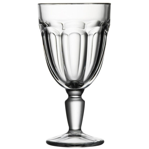 320ml Red Sparkling Wine Glasses Goblet Stemmed Base Glassware 6 Pcs 2