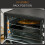 Homcom HOMCOM Mini Oven 21L Electric Grill w/ Adjustable Temp Timer 1400W, Black 3