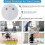 Wireless Wifi Camera Smoke Detector With Night Vision Motion Detection Hd 1080p 5