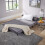 Home Source (Grey - Dobule) Morella Velvet Single / Double Folding Sofa Bed 5