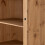 Seconique Corona 5 Shelves Tall Bookcase in Distressed Waxed Pine 2