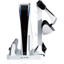 Ps5 Accessories Stand Cooling Station, Psvr2 Controller Charging Station, Vr2 Glasses Headset Holder, For Ps5 Disc, Digital Editions(low Price Sales)