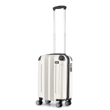 (19 inch) 19/24/28 Inch ABS Hard Shell 4 Wheel Suitcase Luggage-Beige