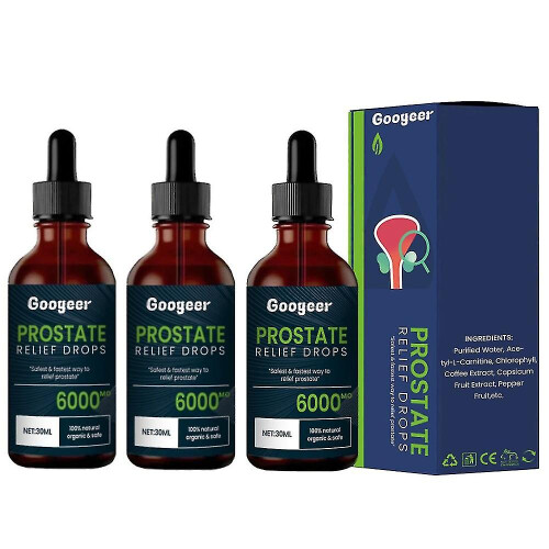 3pcs Prostate Treatment Drops ; Advance Supplement To Support Prostate Health