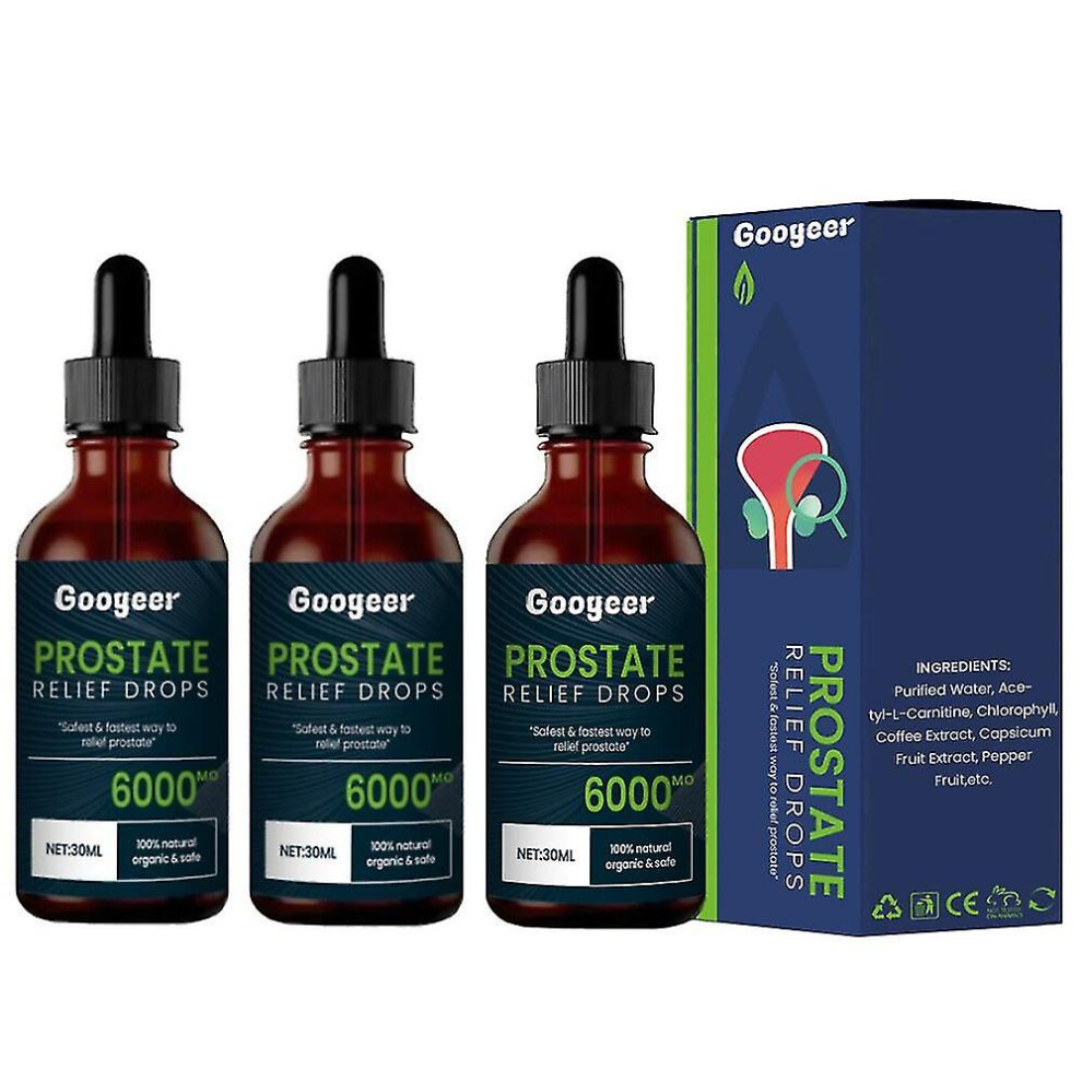 3pcs Prostate Treatment Drops ; Advance Supplement To Support Prostate Health