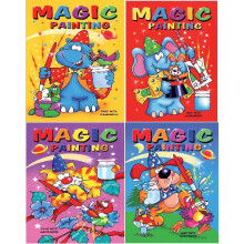 x10 A6 Magic Painting Books Water Books for Kids Party Favours