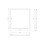 White Metal Access Panel 500mm x 500mm with Lock / Keys 2