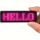 (Wireless LED Badge (pink)) Rechargeable Wireless LED Badge with APP Programming and Scrolling Matrix Pixel Panel 1